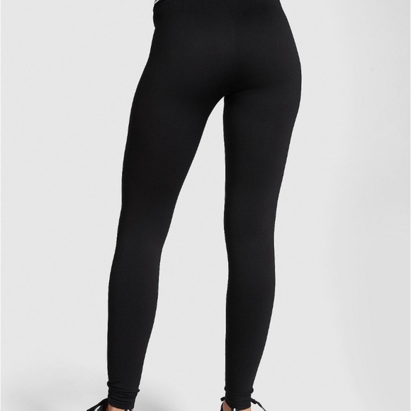 PINK Victoria's Secret Black Leggings flip it seamless fold over leggings - Picture 4 of 8